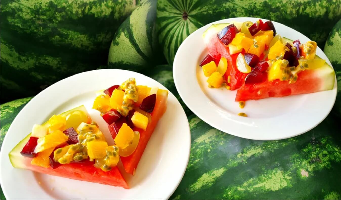 Yummy Watermelon Pizza